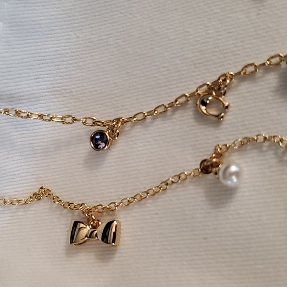 Coach Mixed Charm Layered Necklace New with Tag - Picture 2 of 6